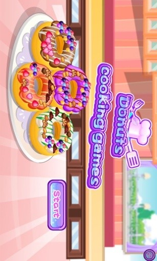 Donuts Cooking Game截图1
