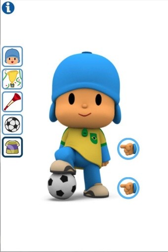 Talking Pocoyo Football Free截图2