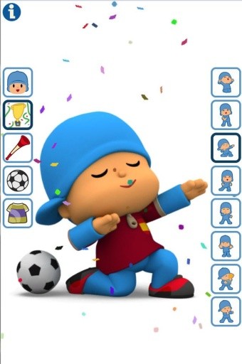 Talking Pocoyo Football Free截图3