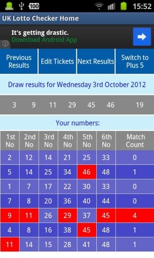 UK Lotto Checker截图5