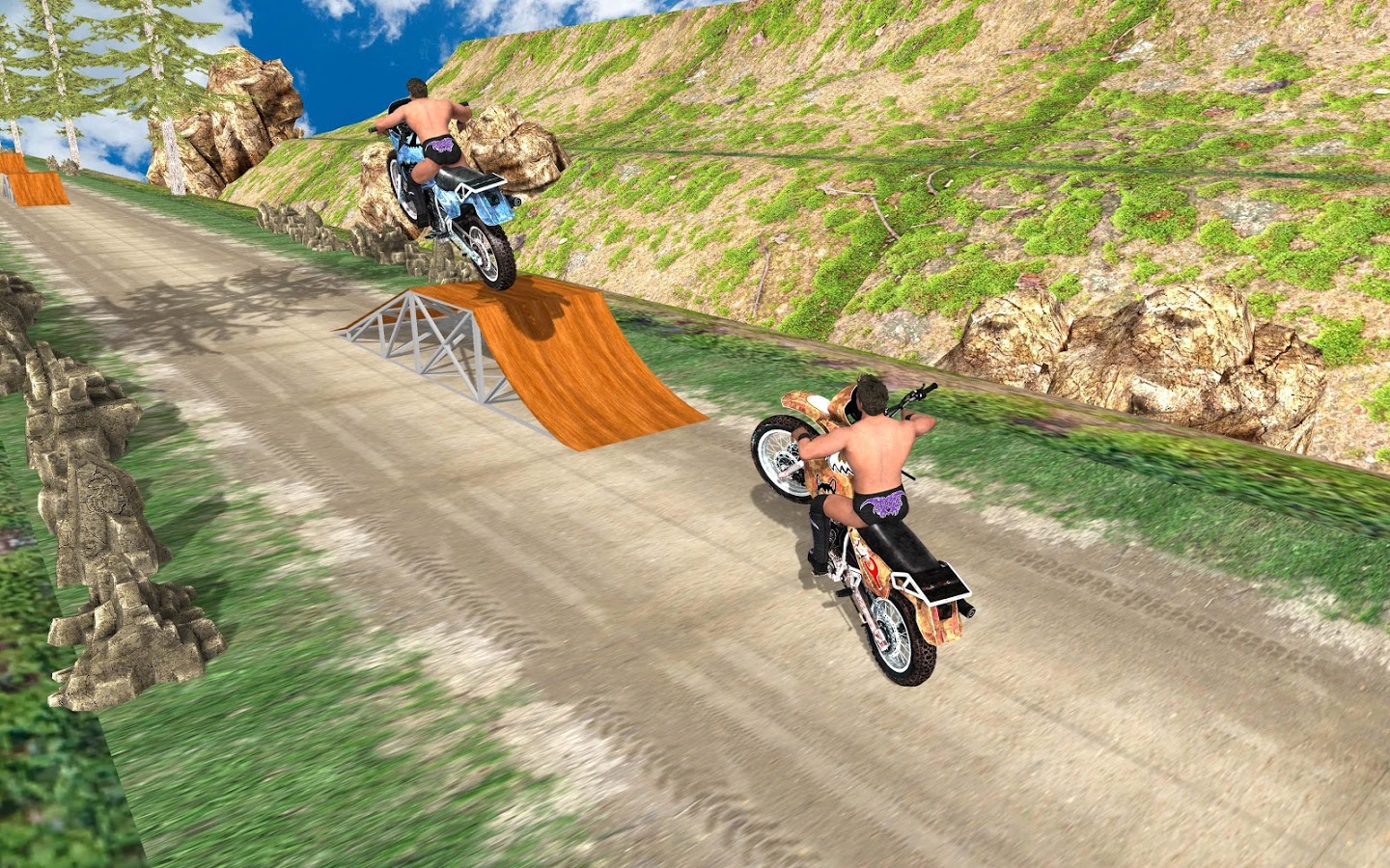 WWE Wrestlers Moto Stunts Racer截图2