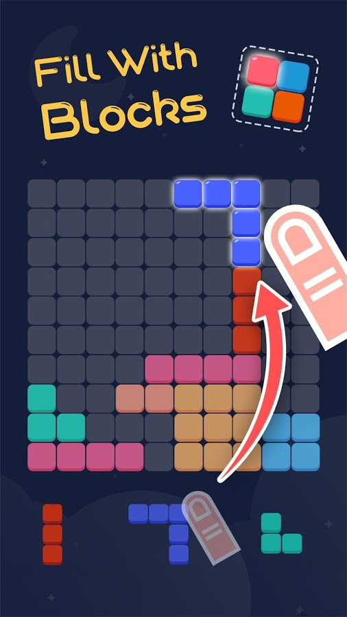 Block Blitz: 10x10 Puzzle Game截图1