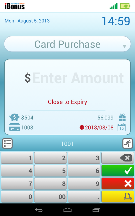 iBonus NFC Payment Termi...截图4