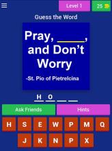 Saint Quotes (Catholic Game)截图5