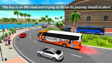 College Bus Simulator Dropping Game截图1