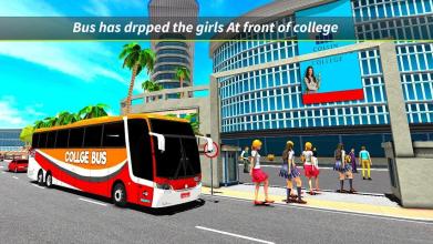 College Bus Simulator Dropping Game截图3