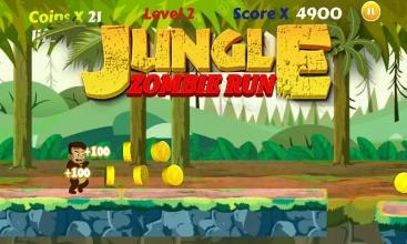 Little Zombie Run - Jungle Adventure Game截图2