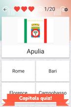 Italy Regions quiz – maps and capitals截图4