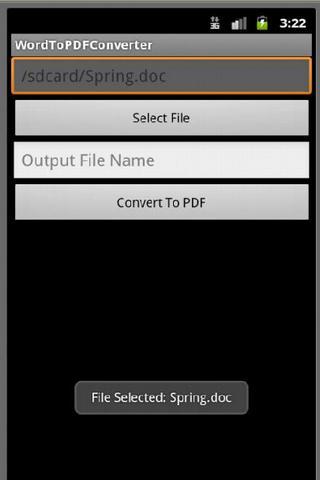 DOC格式转换器  Doc to PDF Converter截图1