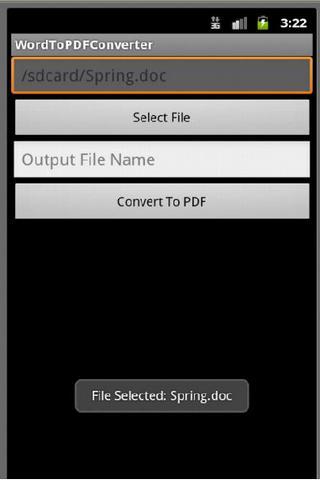 DOC格式转换器  Doc to PDF Converter截图3