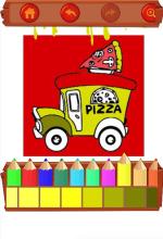 Pizza Coloring Italian Food截图1