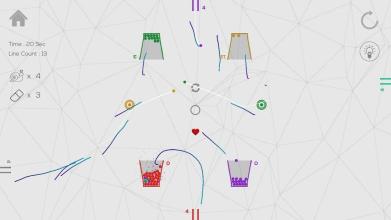 Draw Brain Lines Physics Puzzle截图1