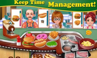 Cook Fast Madness  Restaurant Cooking Games截图1