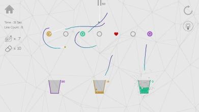 Draw Brain Lines Physics Puzzle截图3