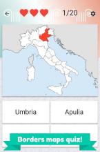 Italy Regions quiz – maps and capitals截图5