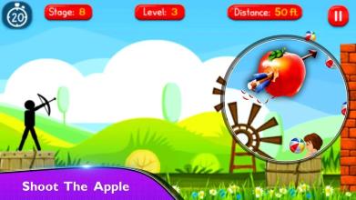 Stickman Apple Shooter截图3