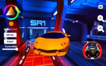 Italian Car 3D Lambo Spray Coloring Book截图1