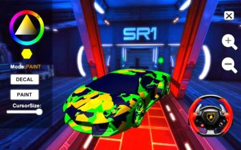 Italian Car 3D Lambo Spray Coloring Book截图3