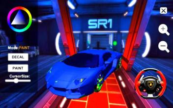 Italian Car 3D Lambo Spray Coloring Book截图2