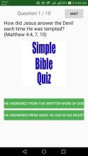 Free Simple Bible Quiz截图1