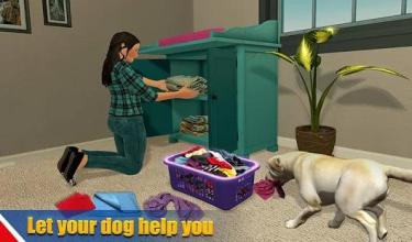 Virtual dog pet cat home adventure family pet game截图1
