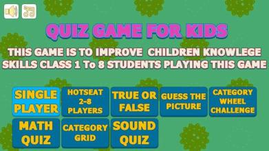 Quiz Game For Kids截图1