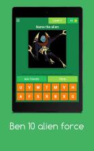 Guess all ben 10 ultimate aliens - alien force截图2