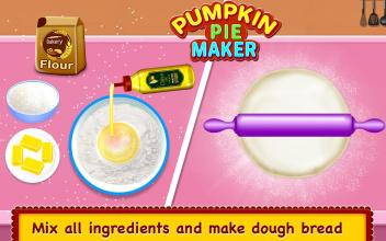 Pumpkin Pie Maker - Dessert Food Cooking Game截图3