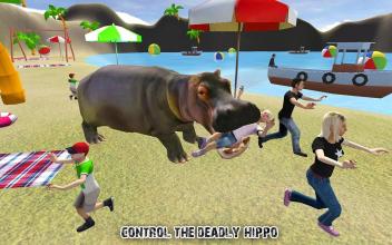 Hippo Attack  City & Beach Attack Simulator截图4