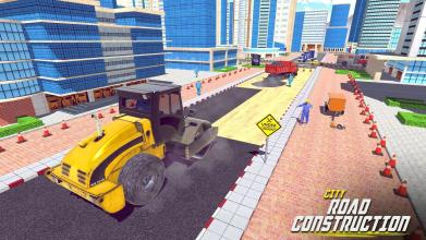 Excavator Digging Road Construction Simulator 3D截图1