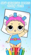 Surprise Dolls Coloring Pages Game截图5