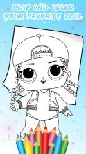 Surprise Dolls Coloring Pages Game截图1