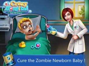 Crazy Hospital 2  Zombie New Born Baby ER Surgery截图4