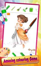 Princess Coloring Game for Kids and Girls截图4