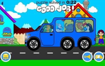 Tim's Workshop Cars Puzzle Game for Toddlers截图4