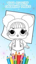 Surprise Dolls Coloring Pages Game截图4