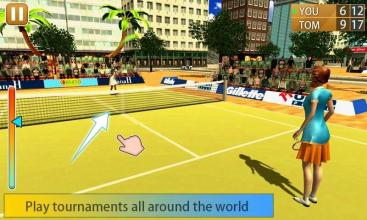 Ultimate Tennis Sports Game  Tennis League 2019截图2