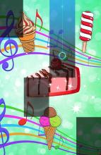 Piano Ice Cream Tiles Yummy Delicious Cake Game截图2