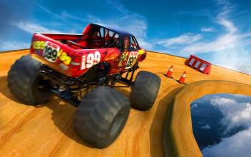 Extreme Monster Truck Offroad Mega Ramp Stunts截图1