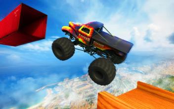 Extreme Monster Truck Offroad Mega Ramp Stunts截图2