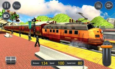 Train Simulator  2019  Crossing Railroad Game截图3