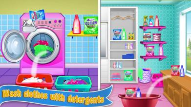 Home Laundry & Dish Washing Messy Room Cleaning截图5