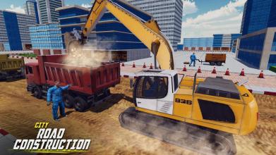 Excavator Digging Road Construction Simulator 3D截图4