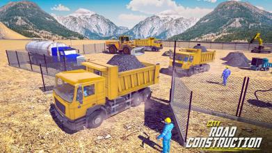 Excavator Digging Road Construction Simulator 3D截图2