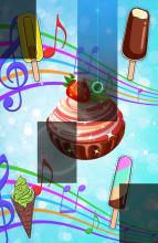 Piano Ice Cream Tiles Yummy Delicious Cake Game截图1