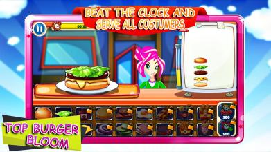 Top Burger Bloom wnix Cooking Game截图2