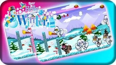 Snowman Run & Snow Man Adventure Games截图2