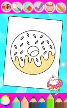 Donuts Coloring Book截图4