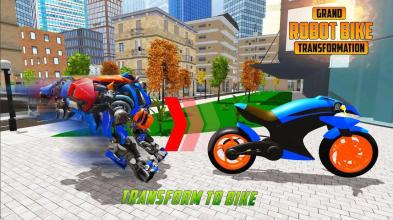 US Robot Bike Transform Shooting Game截图5