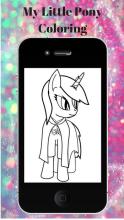 Little Pony Unicorn Coloring Book截图3